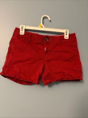 American Eagle Red Casual Shorts